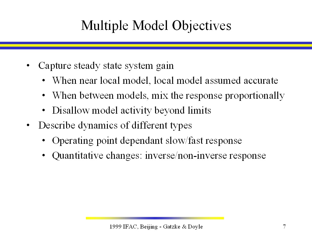 Multiple Model Objectives